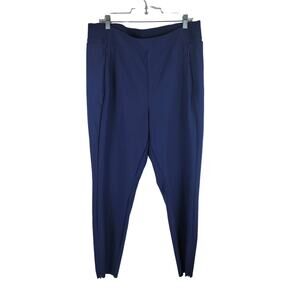 Athleta Blue Athletic Casual Stellar Tight Zip Pocket/Zip Ankle 20